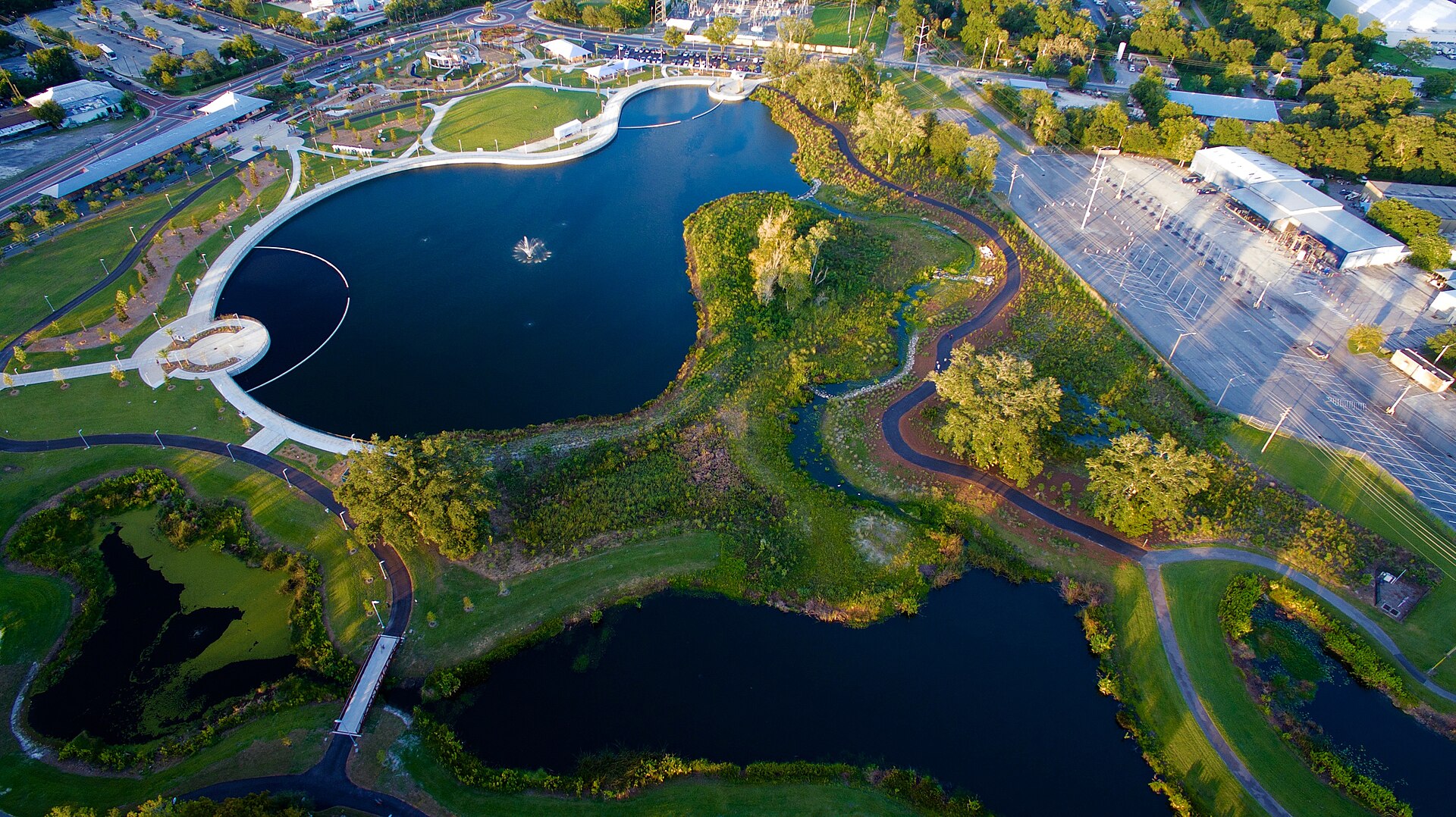 Depot Park in Kennesaw, Georgia
