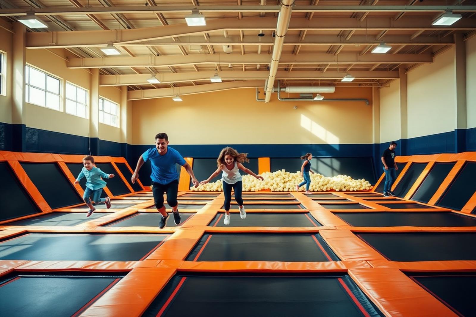 Representative image for indoor trampoline and indoor adventure activities